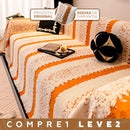 [Leve 2 Pague 1] Capa de Sofá Clara em 100% Algodão Premium (Estilo Moderno e Conforto Garantido) +BRINDES: 2 Almofadas
