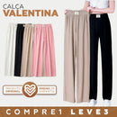 [Leve 3 Pague 2] Calça Feminina Valentina em Malha Seda Gelo (Estilo Marcante!)
