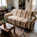 [Leve 2 Pague 1] Capa de Sofá Clara em 100% Algodão Premium (Estilo Moderno e Conforto Garantido) +BRINDES: 2 Almofadas