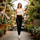 [Leve 3 Pague 2] Calça Feminina Aurora em Malha Seda Gelo (Moderna Com Modelagem Inteligente!!)