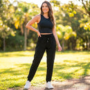 [Leve 3 Pague 2] Calça Feminina Ariel em Malha Seda Gelo (Conforto e Estilo do Dia a Dia!)
