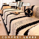 [Leve 2 Pague 1] Capa de Sofá Clara em 100% Algodão Premium (Estilo Moderno e Conforto Garantido) +BRINDES: 2 Almofadas